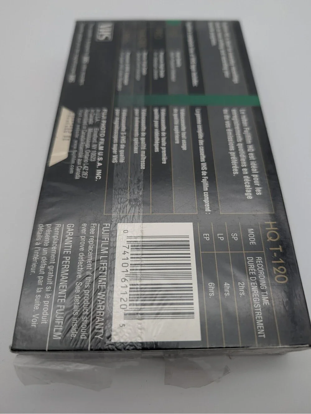 FUJIFILM HQ 120 6 HOURS HIGH QUALITY MULTI-PURPOSE VIDEOTAPE VHS NEW SEALED
